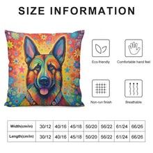 Load image into Gallery viewer, Radiant Guardian German Shepherd Plush Pillow Case-Cushion Cover-Dog Dad Gifts, Dog Mom Gifts, German Shepherd, Home Decor, Pillows-6