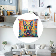 Radiant Guardian German Shepherd Plush Pillow Case-Cushion Cover-Dog Dad Gifts, Dog Mom Gifts, German Shepherd, Home Decor, Pillows-8