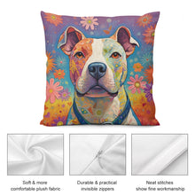 Load image into Gallery viewer, Radiant Love Pit Bull Plush Pillow Case-Cushion Cover-Dog Dad Gifts, Dog Mom Gifts, Home Decor, Pillows, Pit Bull-5