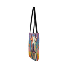 Load image into Gallery viewer, Radiant Love Pit Bull Special Lightweight Shopping Tote Bag-Accessories-Accessories, Bags, Dog Dad Gifts, Dog Mom Gifts, Pit Bull-White-ONESIZE-4