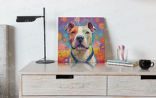 Load image into Gallery viewer, Radiant Love Pit Bull Wall Art Poster-Art-Dog Art, Home Decor, Pit Bull, Poster-2