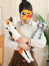 Load image into Gallery viewer, Realistic American Shorthair Calico Cat Plushie - Standing with Pink Paw Pads-13