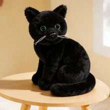 Load image into Gallery viewer, Realistic American Shorthair Cat Plush - Black Coat - Precious Lifelike Kitty-about 20-26cm-black cat sy-1