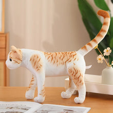 Load image into Gallery viewer, Realistic American Shorthair Cat Soft Toy - Orange and White Striped Tabby - Standing with Upright Tail-13