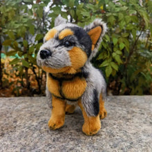 Load image into Gallery viewer, Realistic Australian Cattle Dog Blue Heeler Stuffed Animal Plush Toy-Stuffed Animals-Blue Heeler,Dog Memorial Gifts,Stuffed Animal-10