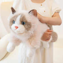 Load image into Gallery viewer, Realistic Belly Flop Ragdoll Cat Plush Toys-4