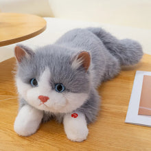 Load image into Gallery viewer, Realistic Belly Flop Ragdoll Cat Plush Toys-Grey-45cm-16