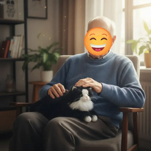 Load image into Gallery viewer, Realistic Black and White Cat Plush Toy - Lying Down with Pink Nose-2