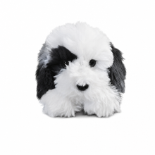 Load image into Gallery viewer, Realistic Black and White English Sheepdog Stuffed Animal Plush Toy-Stuffed Animals-Generic-Length 20" (50 cm)-iLoveMy.Pet