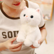 Load image into Gallery viewer, Realistic White Maine Coon Cat Stuffed Animal Plush Toy-Cats-Cat Memorial Gifts,Cats,Maine Coon,Stuffed Animal,White Cat-3