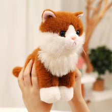 Load image into Gallery viewer, Realistic Orange and White Maine Coon Cat Stuffed Animal Plush Toy-Cats-Cat Memorial Gifts,Cats,Maine Coon,Orange and White Cat,Stuffed Animal-2