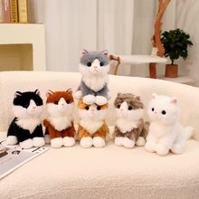 Load image into Gallery viewer, Realistic Black and White Maine Coon Cat Stuffed Animal Plush Toy-Cats-Black and White Cat,Cat Memorial Gifts,Cats,Maine Coon,Stuffed Animal-10