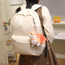 Load image into Gallery viewer, Realistic Chubby Fat Brown Tabby Cat Plush Toy - Bag Charm Also Available-9
