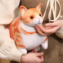 Load image into Gallery viewer, Realistic Chubby Fat Brown Tabby Cat Plush Toy - Bag Charm Also Available-Stuffed Animals-Cat Memorial Gifts,Cats,Stuffed Animal,Tabby Cat-9