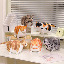 Load image into Gallery viewer, Realistic Chubby Fat Calico Cat Plush Toy - Bag Charm Also Available-Stuffed Animals-Calico Cat,Cat Memorial Gifts,Cats,Stuffed Animal-14