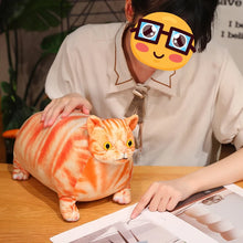 Load image into Gallery viewer, Realistic Chubby Fat Orange Tabby Cat Plush Toy - Big Fat Sausage Cat-Stuffed Animals-Cat Memorial Gifts,Cats,Orange Cat,Stuffed Animal,Tabby Cat-2