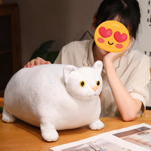 Load image into Gallery viewer, Realistic Chubby Fat White Cat Plush Toy - Big Fat Sausage Cat-Stuffed Animals-Cat Memorial Gifts,Cats,Stuffed Animal,White Cat-2