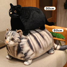 Load image into Gallery viewer, Realistic Chubby Fat White Cat Plush Toy - Big Fat Sausage Cat-Stuffed Animals-Cat Memorial Gifts,Cats,Stuffed Animal,White Cat-6