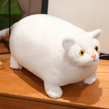 Load image into Gallery viewer, Realistic Chubby Fat White Cat Plush Toy - Big Fat Sausage Cat-Stuffed Animals-Cat Memorial Gifts,Cats,Stuffed Animal,White Cat-7