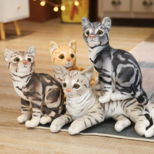 Load image into Gallery viewer, Realistic Cream Mackerel Tabby Cat Stuffed Animal - Adorable Lifelike Companions-12
