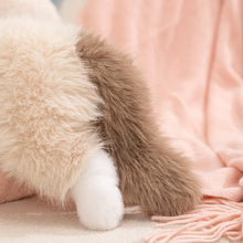 Load image into Gallery viewer, Realistic Cream &amp; White Persian Cat Stuffed Animal - Darling Lace Collar Kitty