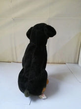 Load image into Gallery viewer, Realistic Curious Sitting Rottweiler Stuffed Animal Plush Toy-5