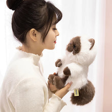 Load image into Gallery viewer, Realistic Himalayan Cat Plushie - Sitting with Blue Eyes-10