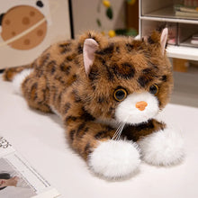 Load image into Gallery viewer, Realistic Hug Me Brown Bengal Cat Stuffed Animal Plush Toys-brown leopard print-55cm-1