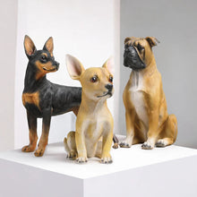 Load image into Gallery viewer, Realistic Large Boxer Dog Statue - Lifelike Dog Sculpture for Home-2