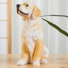Load image into Gallery viewer, Realistic Large Golden Retriever Statue - Lifelike Dog Sculpture for Home-13