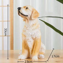 Load image into Gallery viewer, Realistic Large Golden Retriever Statue - Lifelike Dog Sculpture for Home-Golden Retriever-1