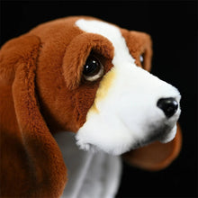 Load image into Gallery viewer, Realistic Lifelike Basset Hound Stuffed Animal Plush Toy-3