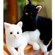 Load image into Gallery viewer, Realistic Loaf Stretch Black Cat Stuffed Animal Plush Toy-Stuffed Animals-Black Cat,Cat Memorial Gifts,Cats,Stuffed Animal-3