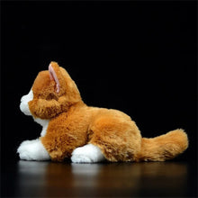Load image into Gallery viewer, Realistic Orange and White Cat Stuffed Animal Plush Toy - Soft Fur Lifelike Detailing-Stuffed Animals-Cat Memorial Gifts,Cats,Orange and White Cat,Stuffed Animal-9