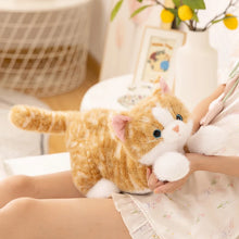 Load image into Gallery viewer, Realistic Orange Striped Tabby Cat Stuffed Animal Plush Toys - Play Pose-Cats-Stuffed Animal-15
