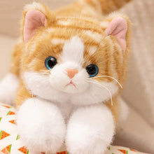 Load image into Gallery viewer, Realistic Orange Striped Tabby Cat Stuffed Animal Plush Toys - Play Pose-Cats-Stuffed Animal-6