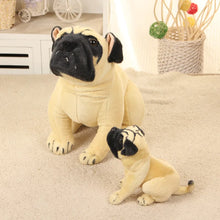 Load image into Gallery viewer, Realistic Pug Stuffed Animal - Sitting Fawn Pug Plush Toy-13