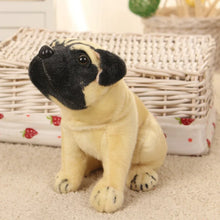 Load image into Gallery viewer, Realistic Pug Stuffed Animal - Sitting Fawn Pug Plush Toy-8