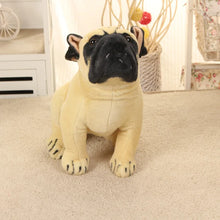 Load image into Gallery viewer, Realistic Pug Stuffed Animal - Sitting Fawn Pug Plush Toy-9