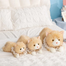Load image into Gallery viewer, Realistic Ragdoll Cat Stuffed Animal - Darling Lace Collar Kitty