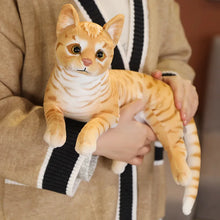 Load image into Gallery viewer, Realistic Red Mackerel Tabby Cat Stuffed Animal - Adorable Lifelike Companions-2