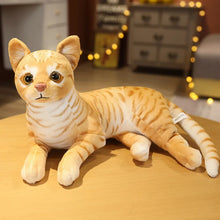 Load image into Gallery viewer, Realistic Red Mackerel Tabby Cat Stuffed Animal - Adorable Lifelike Companions