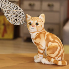 Load image into Gallery viewer, Realistic Red Tabby and White Cat Stuffed Animal - Adorable Lifelike Companions-3