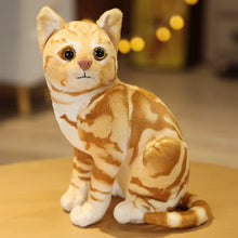 Load image into Gallery viewer, Realistic Red Tabby and White Cat Stuffed Animal - Adorable Lifelike Companions