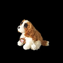 Load image into Gallery viewer, Realistic Saint Bernard Stuffed Animal Plush Toys - Wearing Red Cross Rescue Pouch-2