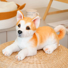 Load image into Gallery viewer, Realistic Shiba Inu Stuffed Animal - Lifelike Standing, Sitting and Lying Down Poses