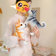 Load image into Gallery viewer, Realistic Shiba Inu Stuffed Animal - Lifelike Standing, Sitting and Lying Down Poses