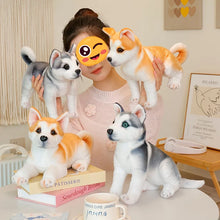 Load image into Gallery viewer, Realistic Shiba Inu Stuffed Animal - Lifelike Standing, Sitting and Lying Down Poses