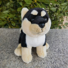 Load image into Gallery viewer, Realistic Sitting Black and Tan Shiba Inu Stuffed Animal Plush Toy-Stuffed Animals-Dog Memorial Gifts,Shiba Inu,Stuffed Animal-1
