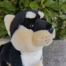Load image into Gallery viewer, Realistic Sitting Black and Tan Shiba Inu Stuffed Animal Plush Toy-Stuffed Animals-Dog Memorial Gifts,Shiba Inu,Stuffed Animal-4